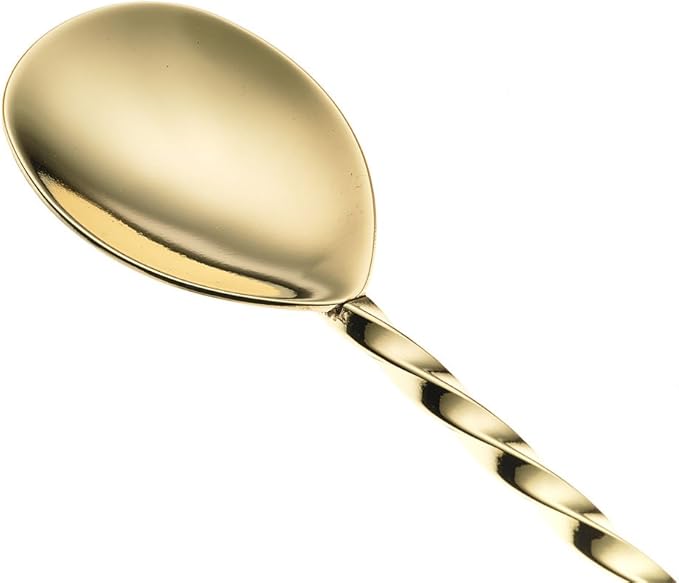 Barfly Muddle Bar Spoon, Muddler 11 13/16" (30 cm), Gold