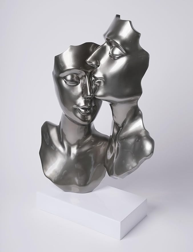 Abstract Sculpture Decor Modern Arts Lover Figurine Table Centerpiece Statue Polyresin 16.9 inch