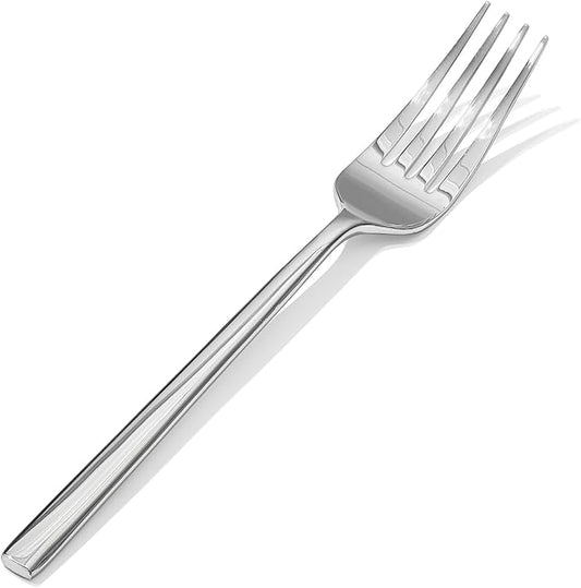 KINGSTONE Dinner Forks Set, 12-Piece Silverware Flatware Cutlery Dessert Forks (8.3-Inch), Forged Food-Grade Stainless Steel, Mirror Finish & Dishwasher Safe, Use for Kitchen, Home, Wedding, Party