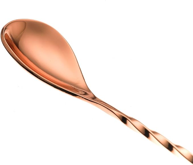 Barfly Fork Bar Spoon, End 19 5/8" (50 cm), Copper