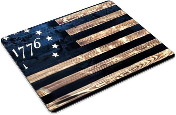 1776 Vintage American Flag Mouse pad Customized Mousepad Non-Slip Rubber Base Mouse Pads for Computers Laptop Office Desk Accessories Mouse pad