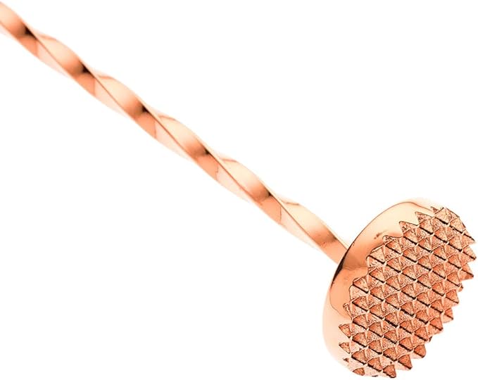 Barfly Muddle Bar Spoon, Muddler 11 13/16" (30 cm), Copper