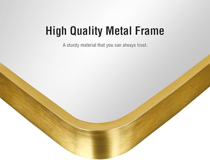 Full Length Mirror with Stand, 38"x77" Floor Mirror Freestanding, Arched Wall Mirror, Oversized Mirror Full Length, Gold Arch Mirror Full Length, Wall Mounted Mirror for Bedroom(Gold)