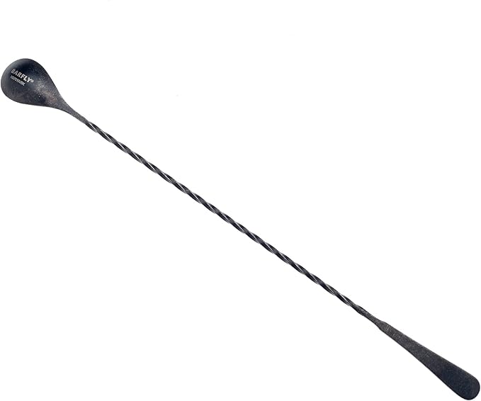 Barfly Japanese Style Bar Spoon, 13 3/16" (33.5 cm), Vintage Black