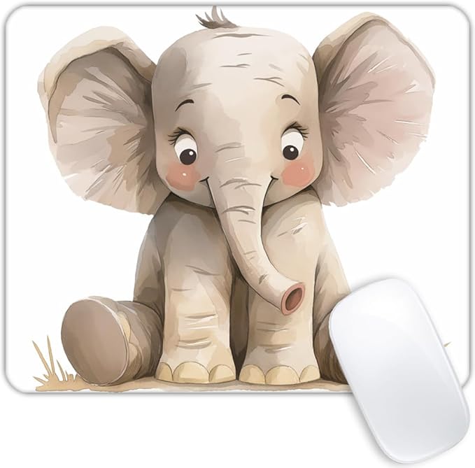 Elephant（2） Mouse pad Customized Mousepad Non-Slip Rubber Base Mouse Pads for Computers Laptop Office Desk Accessories Mouse pad
