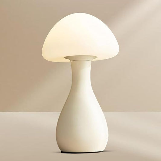 Mushroom Table Lamp - Stylish and Durable Night Light, Modern Nightstand Table Lamp with 10 Adjustable Light Temperatures, Bedside Lamp for Unique, Aesthetic Home Decor