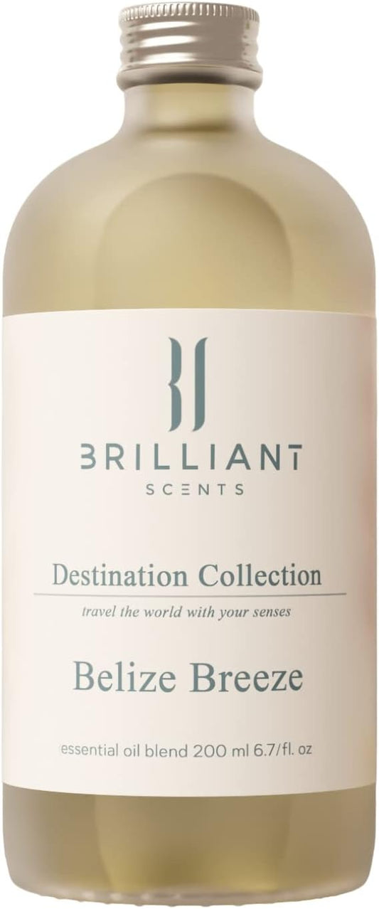 Brilliant Scents Belize Breeze Scent | Blood Orange, Lemon Peel, Nutmeg | Inspired by: Confidante Hotel | Luxury Home & Business Scent | Fragrance Oil | 200ML