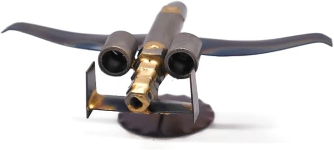 Warthog Plane Collectible Handmade Metal Art Figurine, Desk Accessories, Trophy, Boss Gift, Home Office Décor, Aircraft
