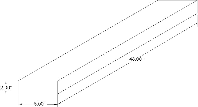 joelsantiques - 48 Inch Wooden Floating Shelves for Wall - 48x6x2 in - Made of Natural Wood - Long Heavy Duty Rustic Wall Shelves for Bedroom - Perfect for Living Room, Kitchen - Medium Brown