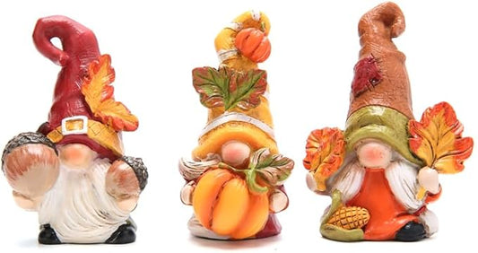 Hodao Fall Thanksgiving Gnomes Table Decorations for Home Creative Thanksgiving centerpieces for Tables-Thanksgiving Pumpkin Gnome Gifts