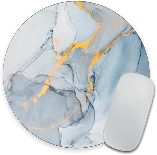 Modern Marbling Round Mouse pad Customized Mousepad Non-Slip Rubber Base Mouse Pads for Computers Laptop Office Desk Accessories Mouse pad