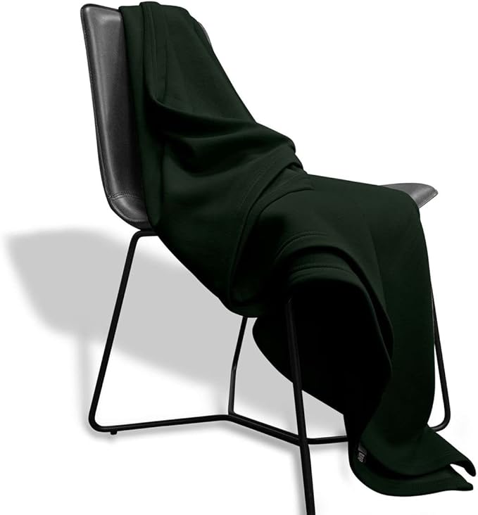 MV Sport Lightweight Sweatshirt Blanket Throw – Warm & Cozy, Breathable Oversized Fleece Knit, Couch, Bed, Travel, Cold Nights, and Outdoors – Soft Light Weight Blanket 54" x 84" Forest