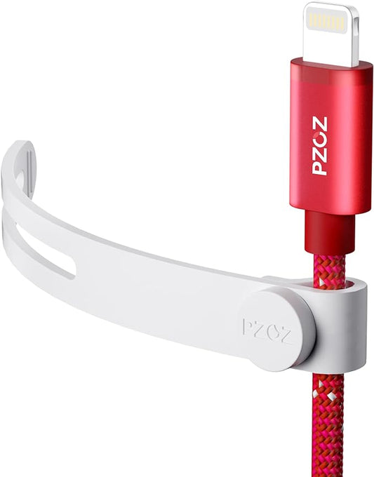 PZOZ (10 pcs) Reusable Cable Ties, Elastic Silicone Cord Organizer Straps Keeper Management Holder for iPhone Charging Cable Charger Wire Labels Desk Car and Travel Accessories (White)