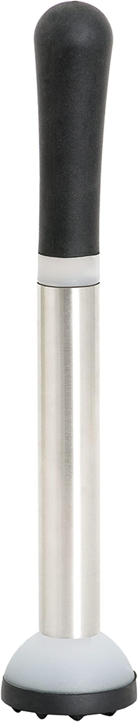 True Grind Muddler for Cocktails & Mixed Drinks, Fruits, Spices, Herbs, and Sugar Cubes Crusher, Home Bar Accessories, Bartender Tools, 8.5", Set of 1