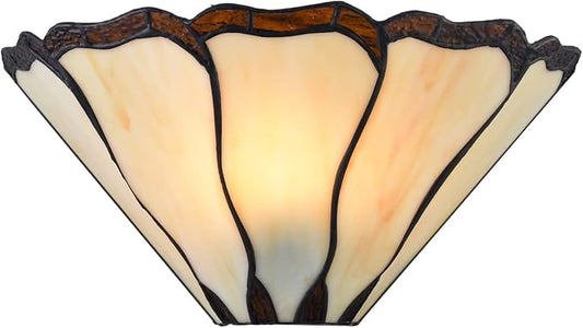 Tiffany Wall Sconces Stained Glass Antique Vintage Mission Style Wall Lighting for Living Room Bedroom Corridor Hallway Home Decor