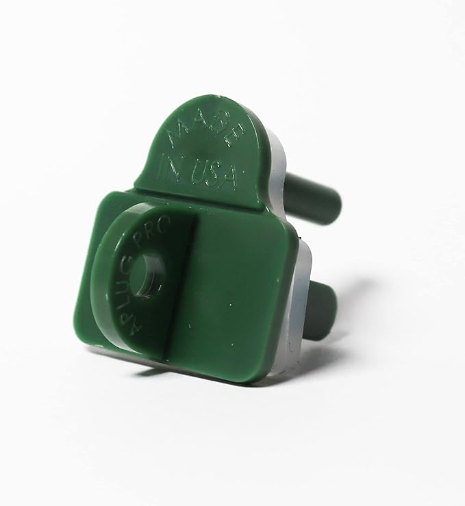 The Original Weatherproof Gaskets & Plug Covers - Made in USA, Outdoor Waterproof GFCI Protectors, Christmas Light Installation, Extension Cords, Stop GFCIs from Tripping (Green, Qty 25) - by APlugPro