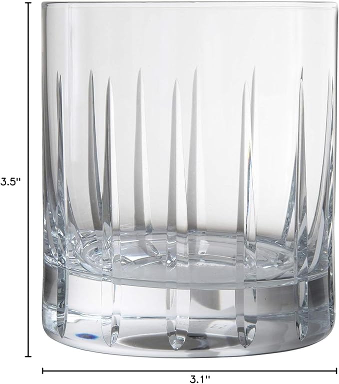 Schott Zwiesel Tritan Crystal Glass Distil Barware Collection Kirkwall Old Fashioned Cocktail Glasses (Set of 6), 9.8 oz, Clear
