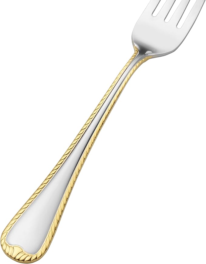 Mikasa Cameo Gold 65 Piece Flatware Set, Service for 12