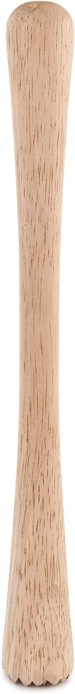 True Smash Wooden Muddler for Cocktails with Ergonomic Contoured Handle, Durable Cocktail Muddlers, Herbs and Fruit Crushers, Home Bar Accessories, 9.75", Set of 1