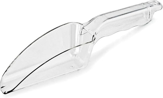 New Star Foodservice 34387 Polycarbonate Plastic Utility Ice Scoop, Clear, 6-Ounce