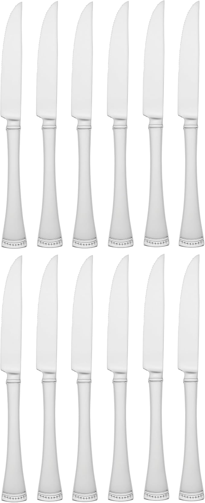 Lenox Portola 12-Piece Steak Knife Set, 3.60 LB, Metallic
