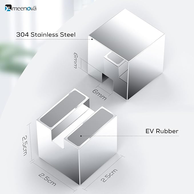 Meenova Cord Organizer 304 Stainless Steel Cable Holder, Cable Management Aesthetic Cute Desk Accessories, Office Computer Desk Organizers, Cord Management, Charging Wire Nightstand Organizer