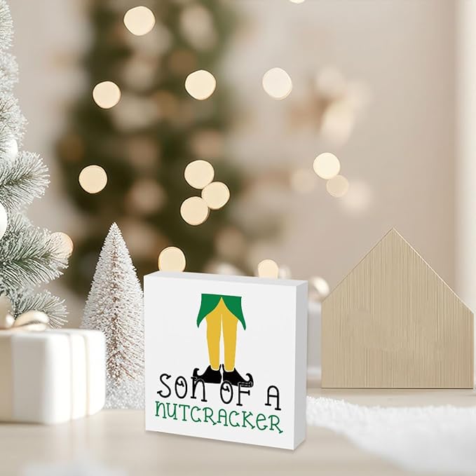 Christmas Vacation Decor Christmas Holiday Decorations Xmas Holiday Decorations Cute Thanksgiving Xmas Home Office Kitchen Bathroom Decor White Elephant Gifts for Women Men 5 x 5 inches