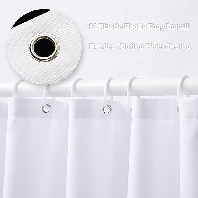 Pink and Blue Floral Shower Curtain 52Wx76H Inch Rustic Flower Eucalyptus Leaf Shabby Chic Plant Botanical Spring Girly Bathroom Set Country Bath Curtain Bathtub Accessories Home Decor