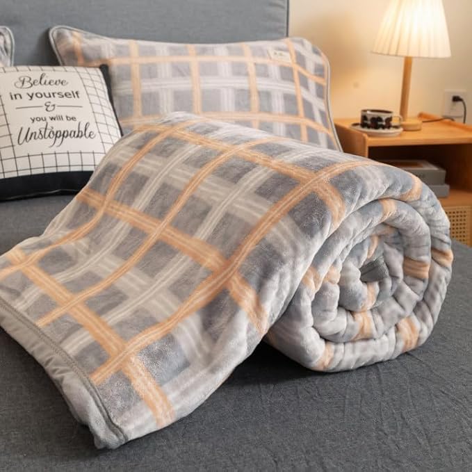 Fleece Bed Blankets Twin Size - Soft Lightweight Plush Fuzzy Cozy Luxury Blanket Microfiber Throw for Couch Bed,All-Season Breathable,60x80 Inches