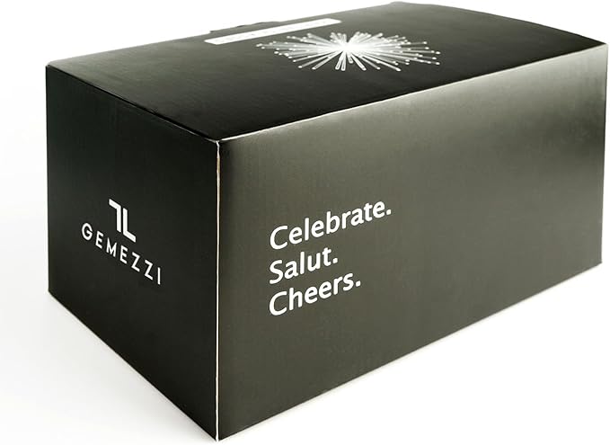 Stemless Martini Glasses Set of 2, Silver Stemless Modern Cocktail Glass, Crystal Ball Base in Elegant Box, Perfect Bar Accessories for Margarita, Manhattan, Cosmos, Mixed Drinks, and Desserts