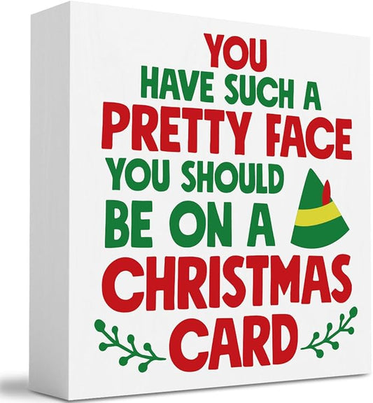 Christmas Vacation Holiday Decorations Xmas Vacation Movie Decor FunnyThanksgiving Xmas Home Office Kitchen Bathroom Decor 5 x 5 inches