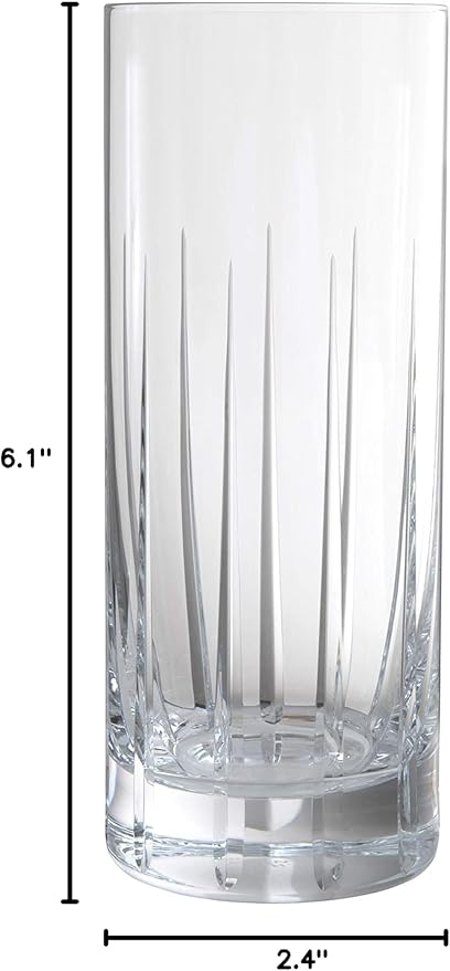 Schott Zwiesel Tritan Crystal Glass Distil Barware Collection Kirkwall Collins Cocktail Glasses (Set of 6), 11.1 oz, Clear