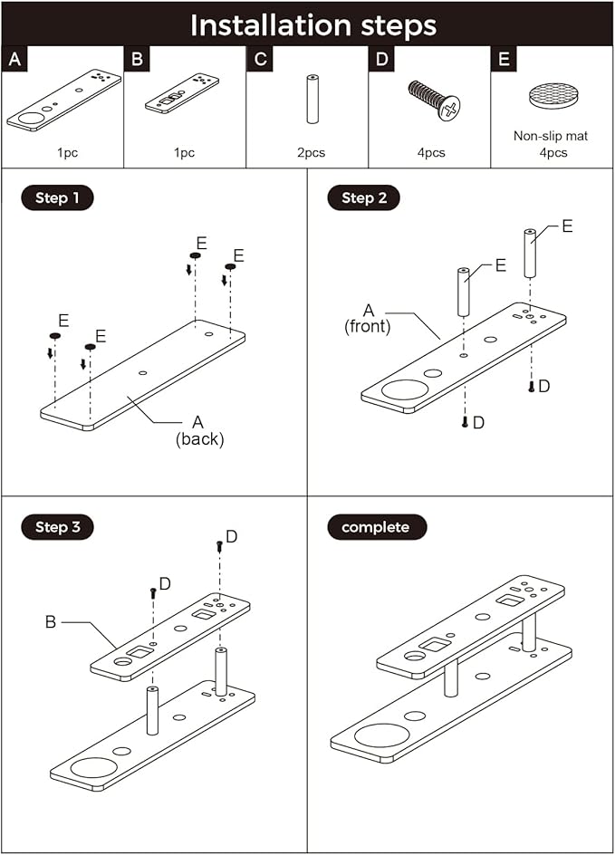 Bartender Kit with Stand, 11 Piece Set, Cocktail Shaker Set 24 oz Shaker Bar Tool Set for Beginner with Recipe