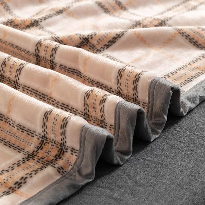 Fleece Bed Blankets Throw Size - Soft Lightweight Plush Fuzzy Cozy Luxury Blanket Microfiber Throw for Couch Bed,All-Season Breathable,40x60 Inches