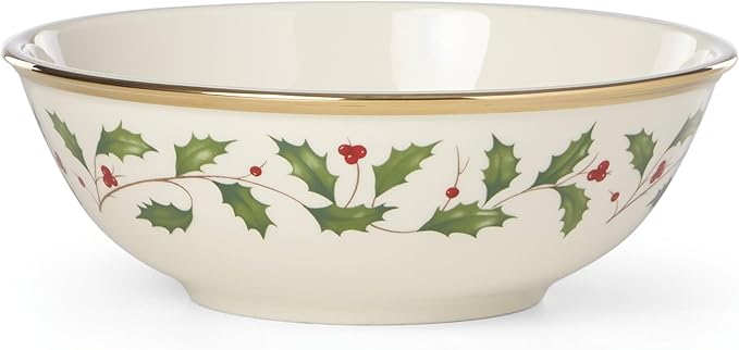 Lenox 897082 Holiday Dinnerware Place Setting Bowls, Set of 4, Christmas