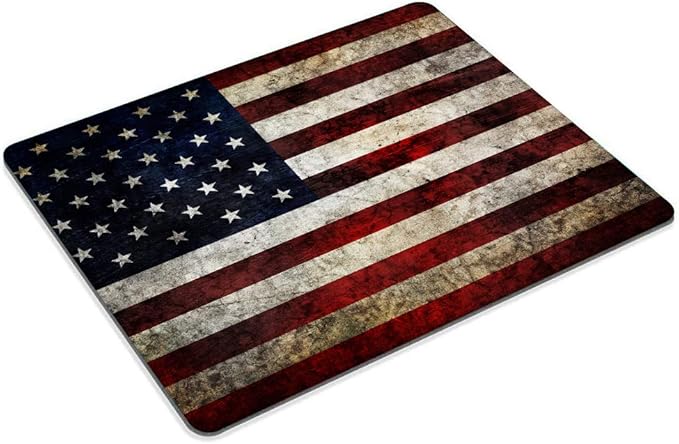 United States National Flag Mousepad Non-Slip Rubber Base Mouse Pads for Computers Laptop Office Desk Accessories Mouse pad (National Flag, 1pc)