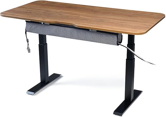 Perfect Posture Mesh Cable Organizer – Under Desk Cable Management with Adjustable Straps, Flexible Mesh, Easy-Access Design, & Standing Desk Compatible – 37.5” (White)