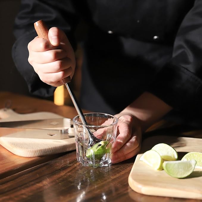 Cocktail Shaker Set with Stand, Mixology Bartender Kit for Drink Mixing | Mixology Set with 7 Bar Set Tools Cocktail Kit