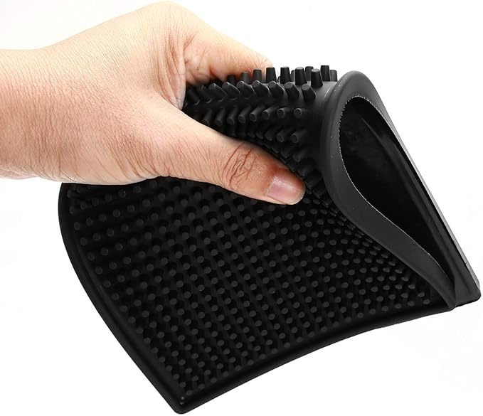 KINJOEK 2 Packs 6 x 12 in Bar Mat, Non Slip Bar Service Spill Mat Drying Mats for Countertop Cocktail Bartender Coffee Beverages