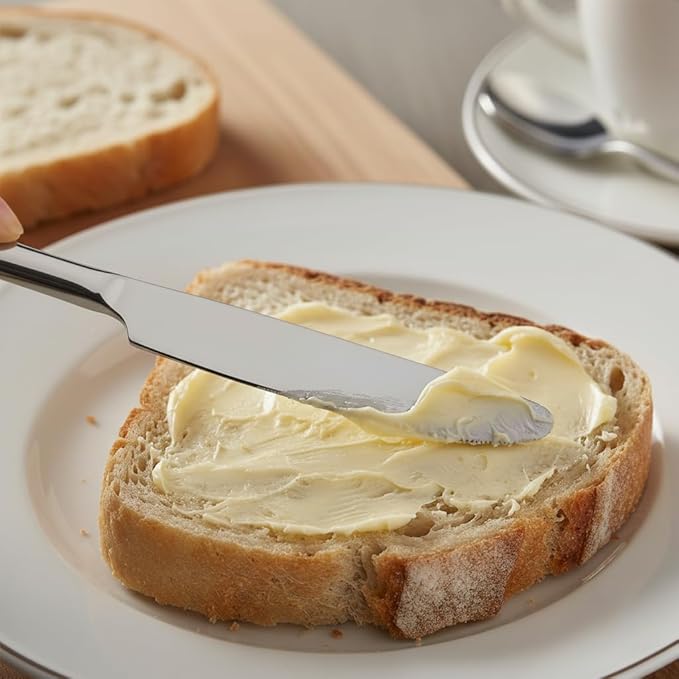 Alata Potter 20-Piece Forged Silverware Set Stainless Steel Flatware Set Cutlery Set,Service for 4,Mirror Finish,Dishwasher Safe