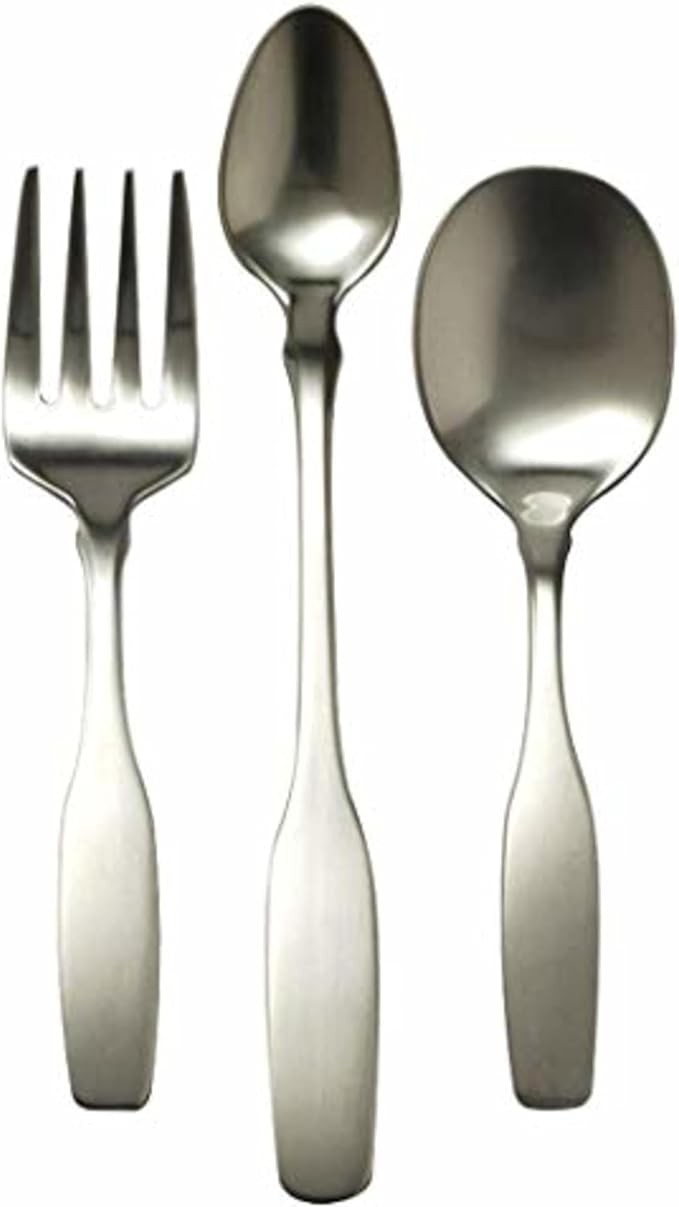 Oneida Paul Revere 3 Piece Fine Flatware Baby 18/10 Stainless Steel, Silverware Set