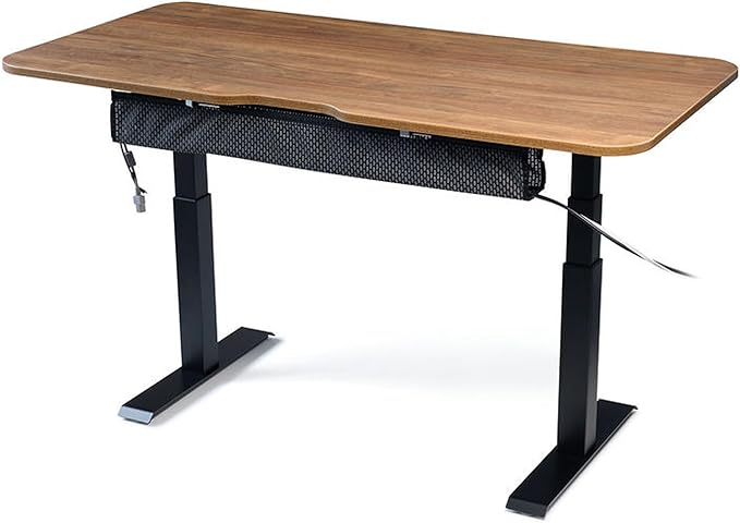 Perfect Posture Mesh Cable Organizer – Under Desk Cable Management with Adjustable Straps, Flexible Mesh, Easy-Access Design, & Standing Desk Compatible – 37.5” (Gray)