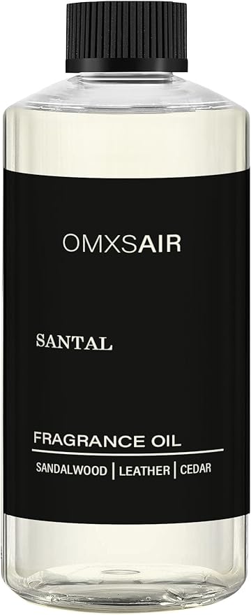 Hotel Scnet Diffuser Oil 500ml Inspired by Santal - Hotel & Car，Home Luxury Scents - Comforting Sandalwood,Papyrus,Cardamom,Santal Essential Oils Blend for Aromatherapy Diffuser