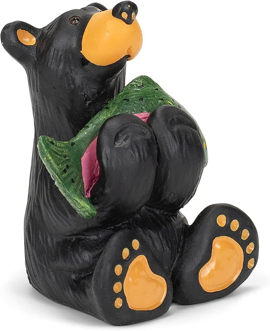 Tiny Cub with Fish Figurine, Mini