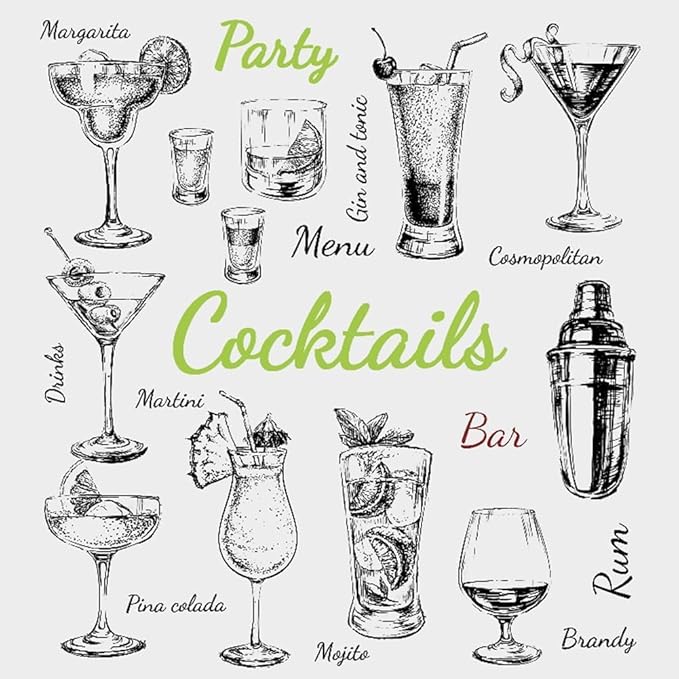 Cocktail Shaker,Drink Mixer with Built-in Strainer for Mixing Drinks Margaritas,Beginner Friendly Mixer Bar Utensil Tool (Sliver-01)