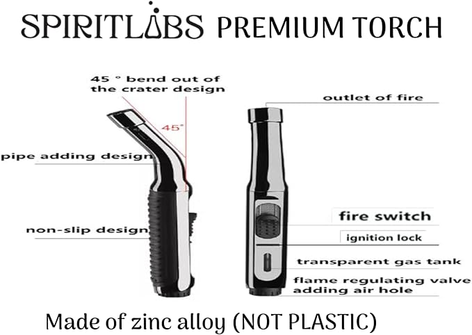 Cocktail Smoker Kit with Premium Torch | All-in-One Whiskey Smoker Kit with 6 Flavors Wood Chips - Bourbon, Old Fashioned Drink Smoker Kit Making it a for Men, Husband and Dad