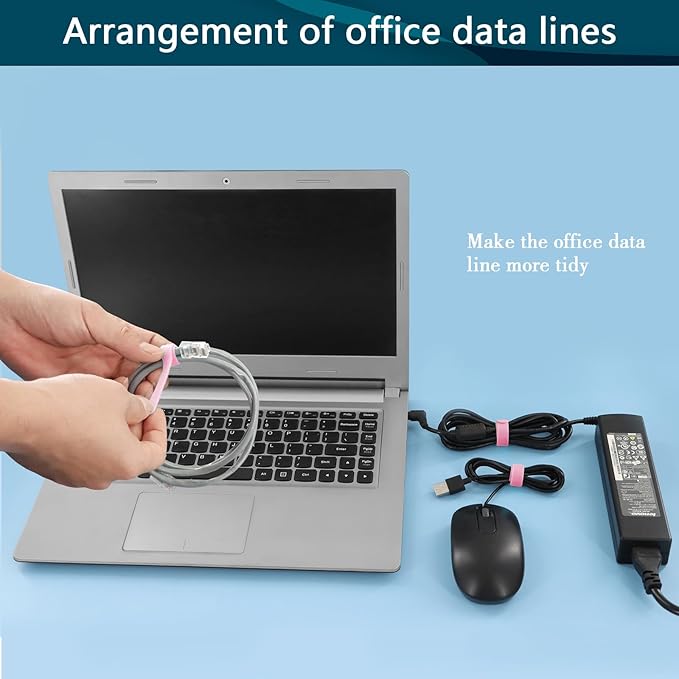 50PCS 6 Inch Reusable Cable Ties,Adjustable Cable Management,Cord Organizer,Cable Organizer,Multi-Purpose Wire Ties(Multi-color)