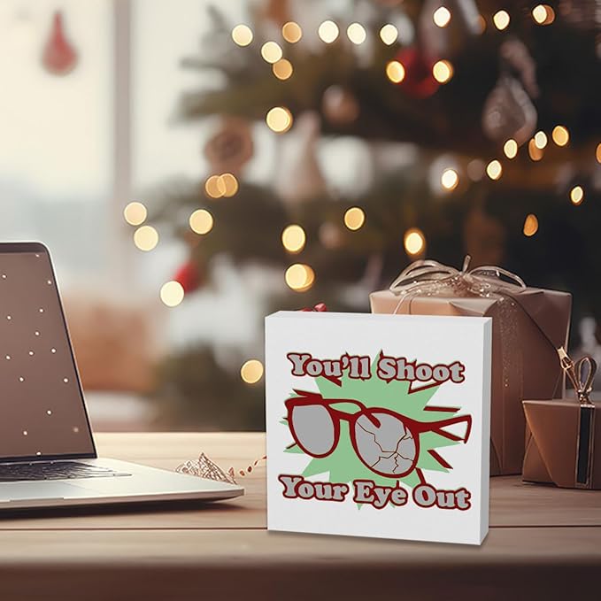 Christmas Holiday Decorations Christmas Vacation Movie Decor Funny Thanksgiving Xmas Home Office Kitchen Bathroom Decor 5 x 5 inches
