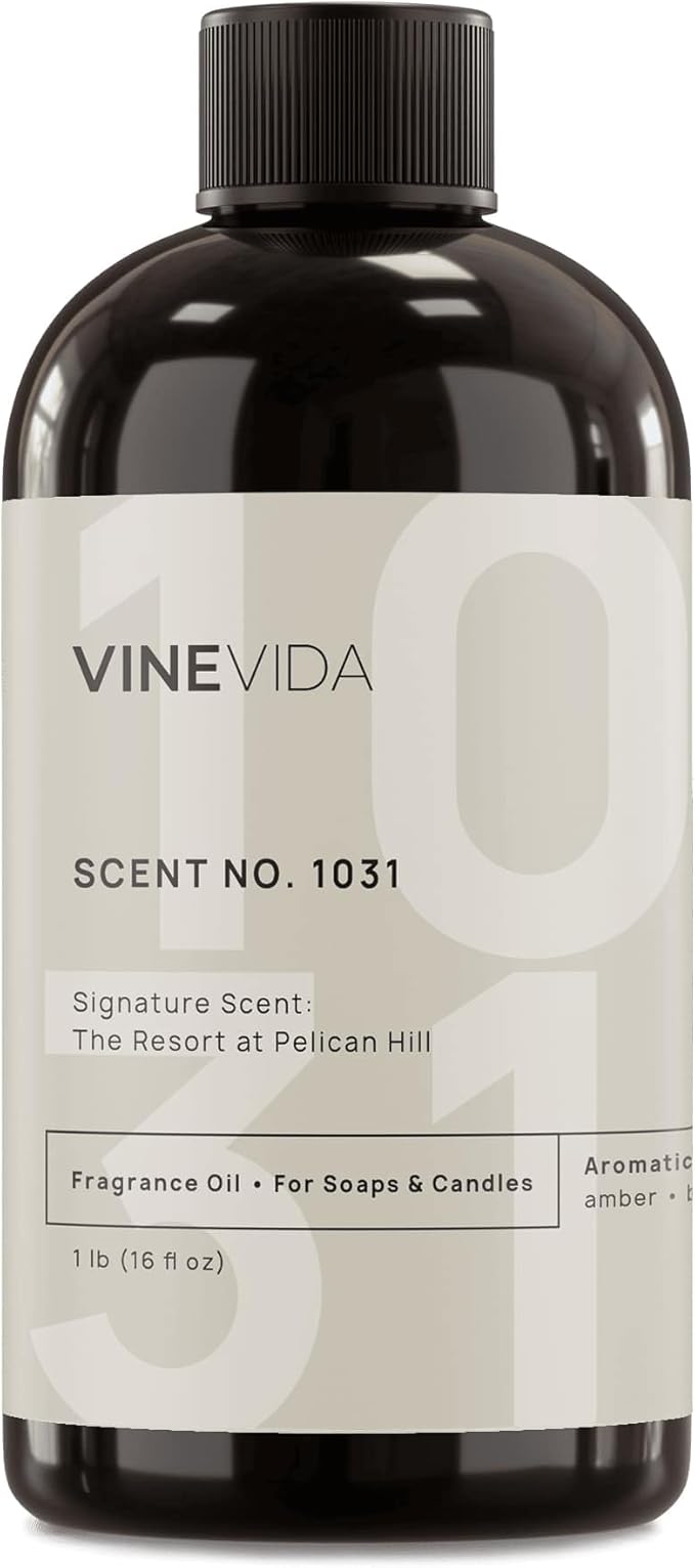 VINEVIDA Scent NO. 1031 Fragrance Oil for Cold Air Diffusers - 16oz (1lb) - Inspired by: The Resort at Pelican Hill Hotel Fragrance Diffuser Oil - Hotel Scents for Home - Diffuser Oil