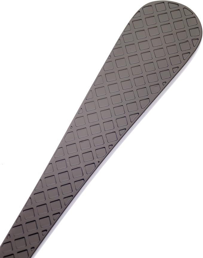 Barfly 13.2-inch Diamond Lattice Etch Bar Spoon, Gun Metal Black